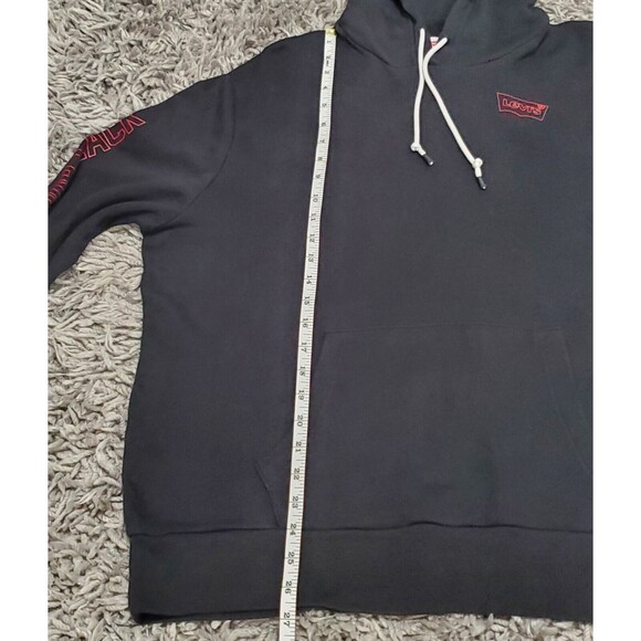 Star Wars Y2K Hoodie Black Size L Sweatshirt Pullover Darth Vader Goth Grunge - Picture 7 of 12